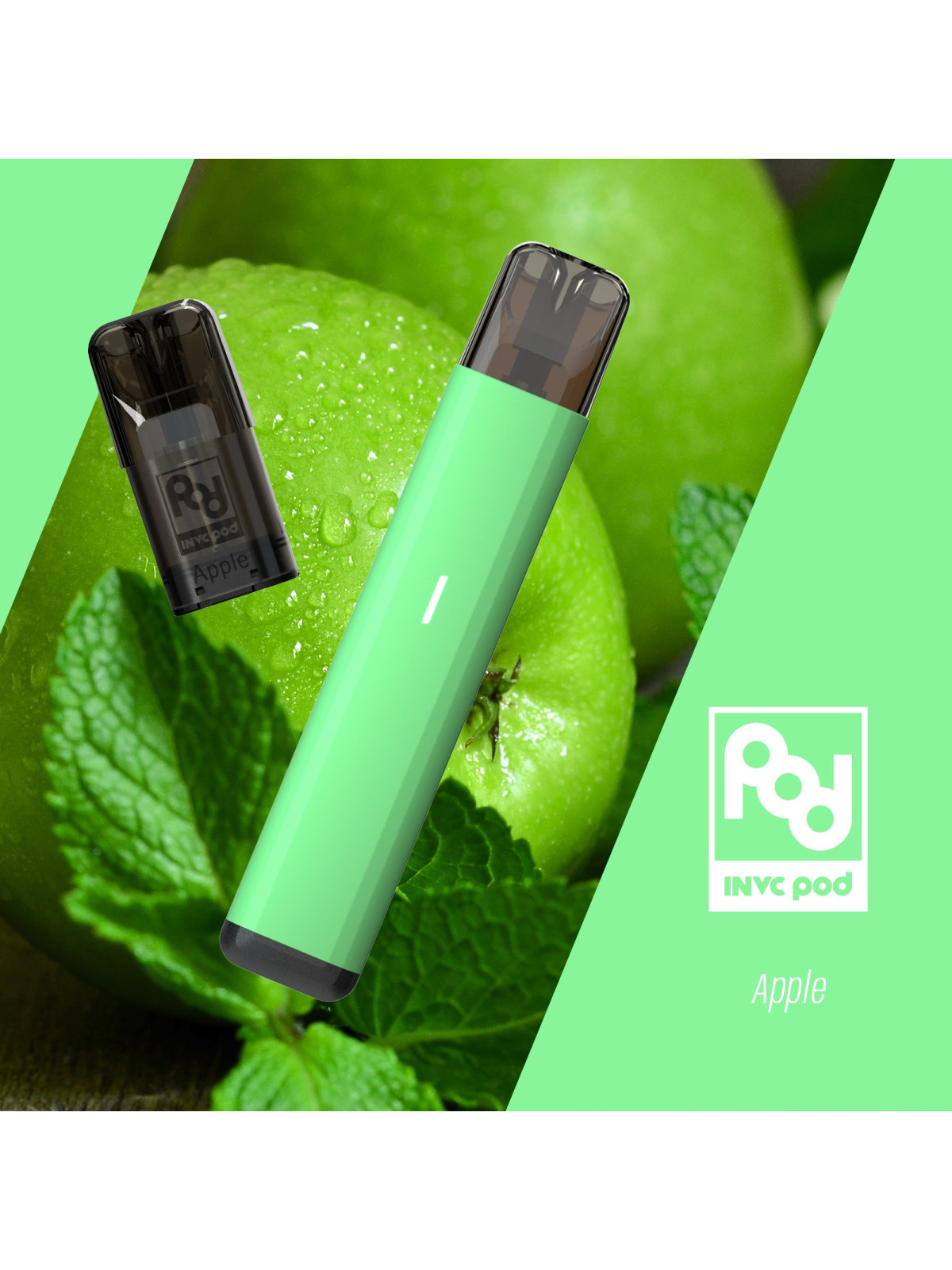 PUFF POMME RECHARGEABLE - INVC-PUFFS-alavape.com