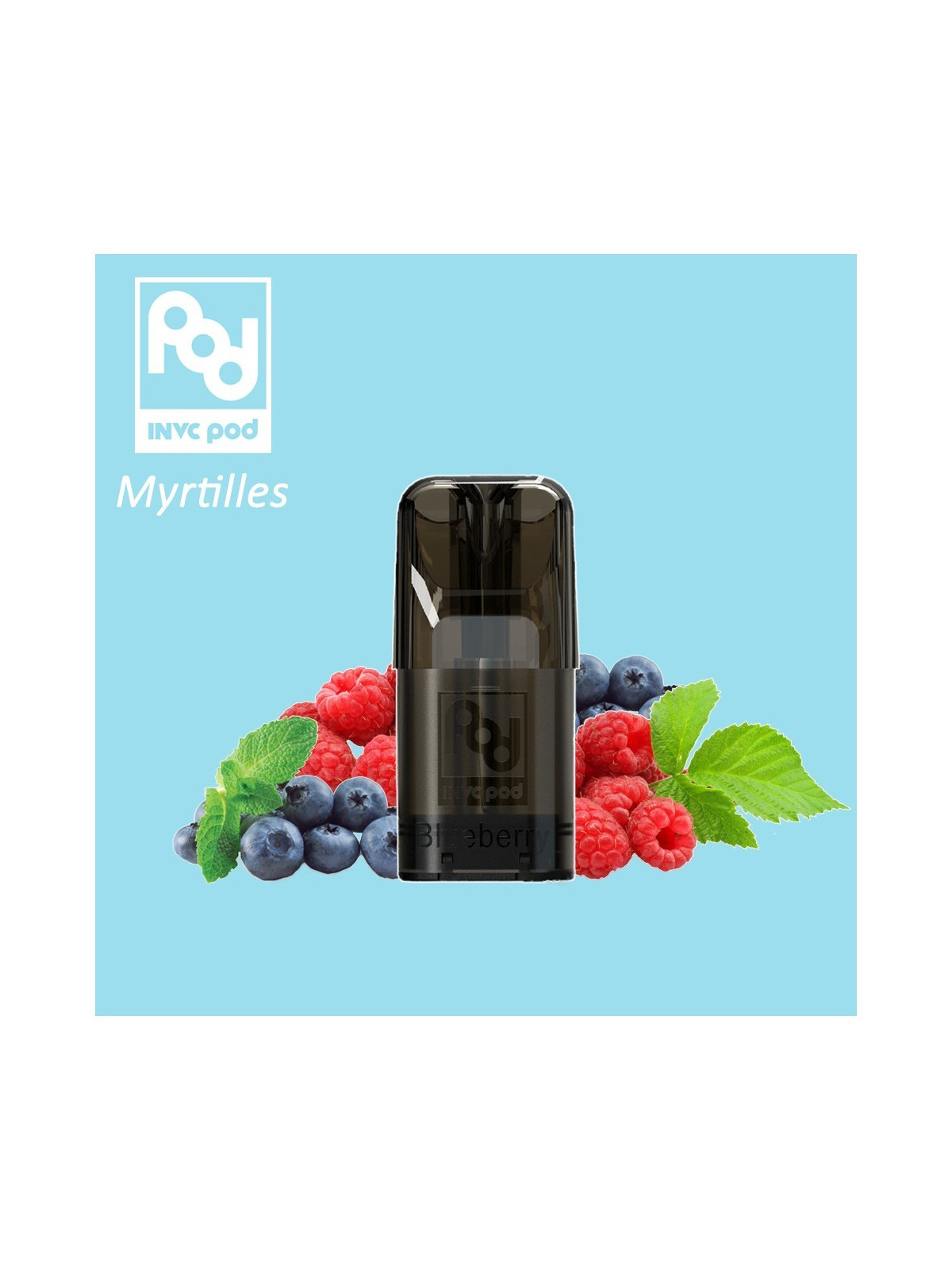 CARTOUCHES PUFF MYRTILLE FRAMBOISE / 3PCS - INVC-PUFFS-alavape.com
