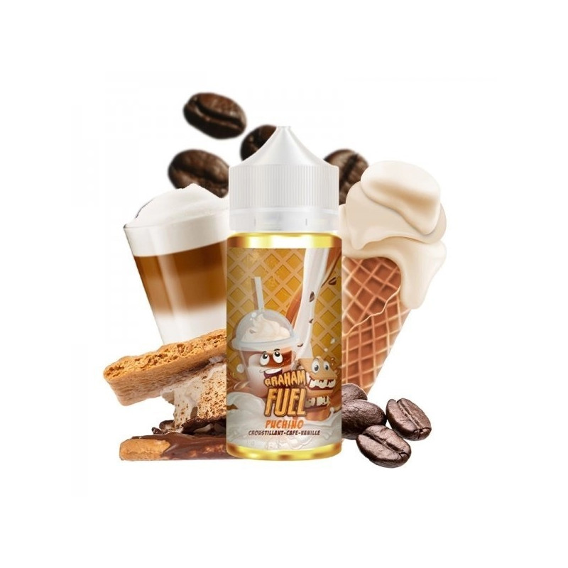 E LIQUIDE PUCHINO 100ML - GRAHAM FUEL-Eliquides-alavape.com