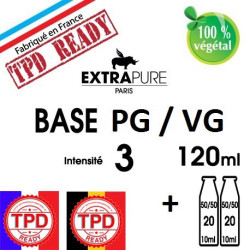 PACK 140ML BASE 3MG EXTRAPURE TPD-DIY - Do It Yourself-alavape.com