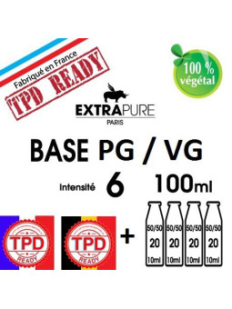 PACK 140ML BASE 6MG EXTRAPURE TPD-DIY - Do It Yourself-alavape.com