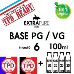 PACK 140ML BASE 6MG EXTRAPURE TPD-DIY - Do It Yourself-alavape.com