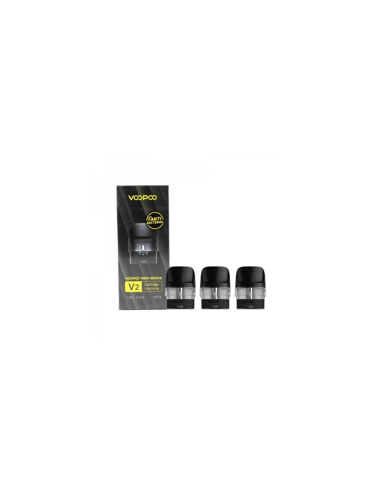 CARTOUCHE POD VINCI SERIES V2 / 3PCS - VOOPOO-Ecigarettes-alavape.com