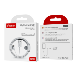 CÂBLE LIGHTNING IPHONE F6000 - D-POWER-Ecigarettes-alavape.com