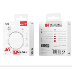 CÂBLE LIGHTNING IP CHARGE RAPIDE F6006 - D-POWER-Ecigarettes-alavape.com