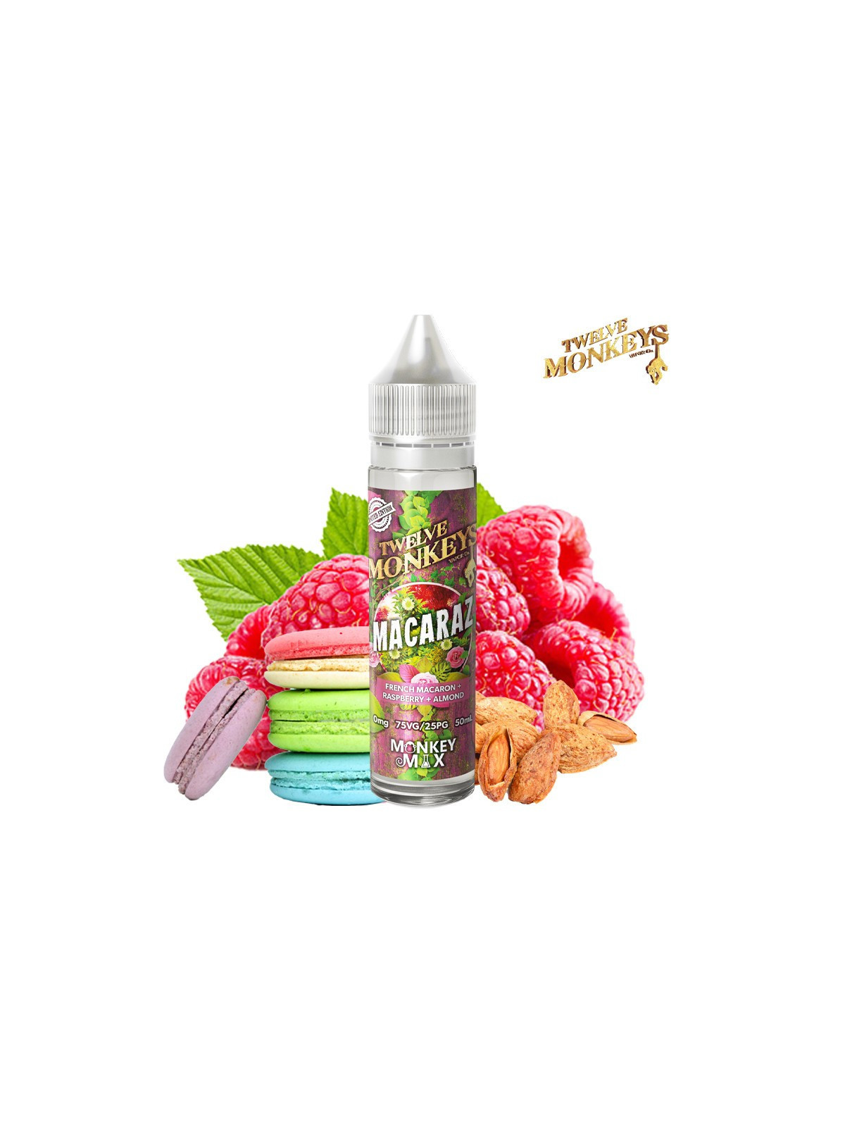 E LIQUIDE MACARAZ 50ML - COMING HOME FOR CHRISTMAS - TWELVE MONKEYS-Eliquides-alavape.com