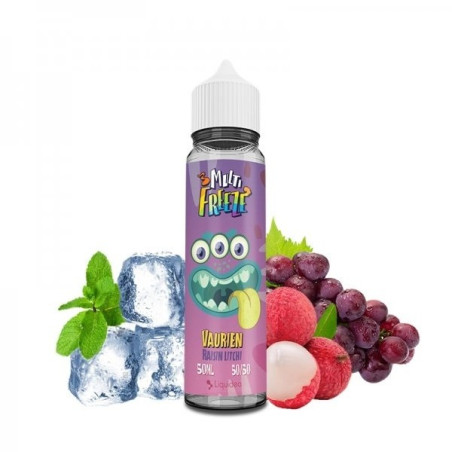 E LIQUIDE VAURIEN LITCHI RAISIN 50ML - MULTI FREEZE LIQUIDEO-Eliquides-alavape.com