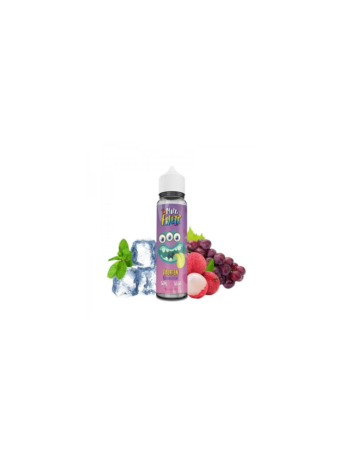 E LIQUIDE VAURIEN LITCHI RAISIN 50ML - MULTI FREEZE LIQUIDEO-Eliquides-alavape.com