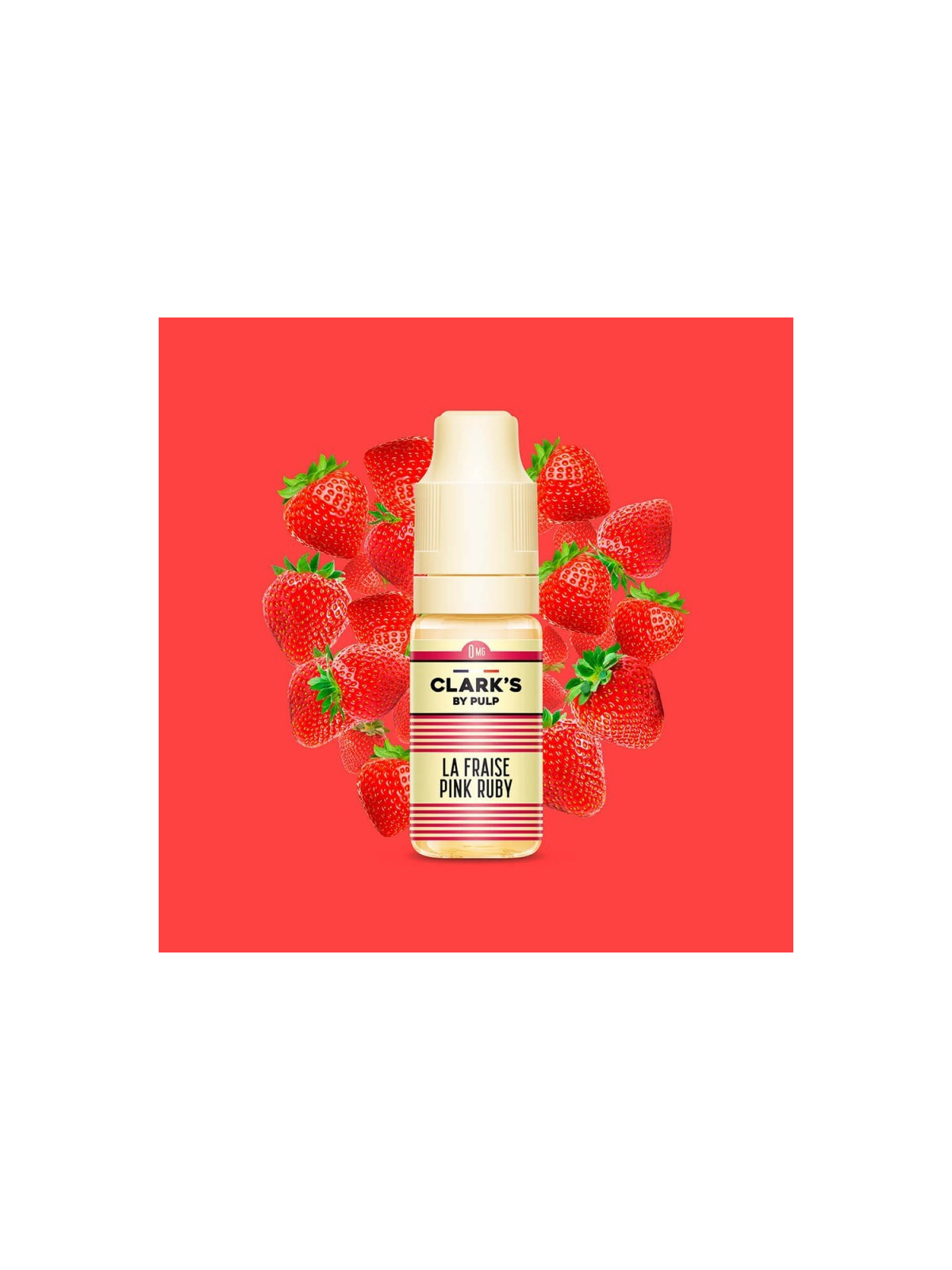 E LIQUIDE LA FRAISE PINK RUBY 10ML - CLARK'S BY PULP-Eliquides-alavape.com