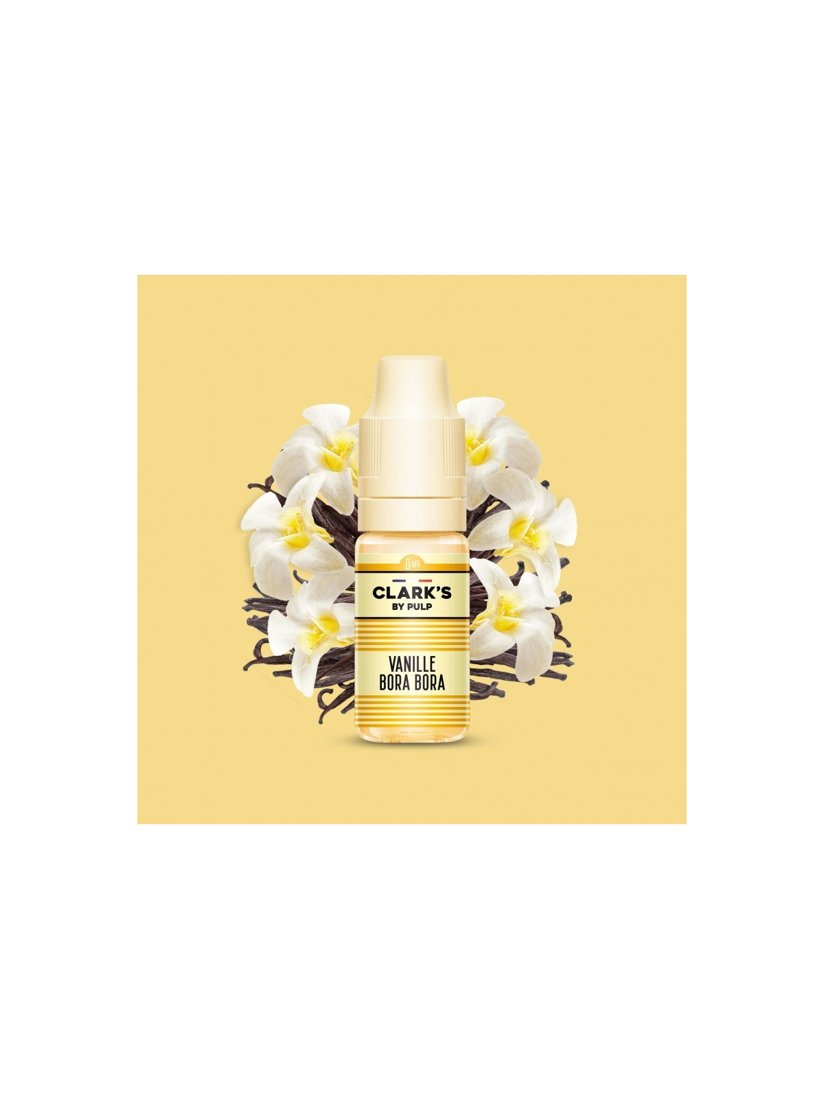 E LIQUIDE VANILLE BORA BORA 10ML - CLARK'S BY PULP-Eliquides-alavape.com