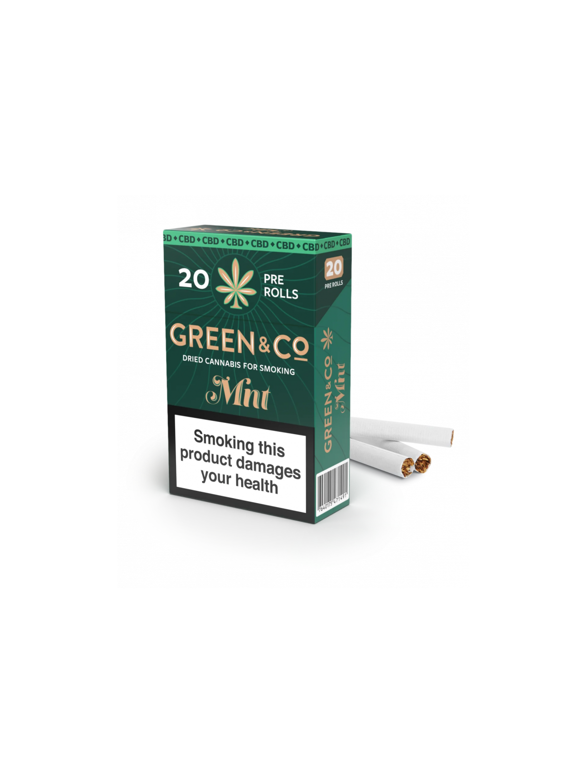 CBD MENTHOL - GREEN AND CO-CBD-alavape.com