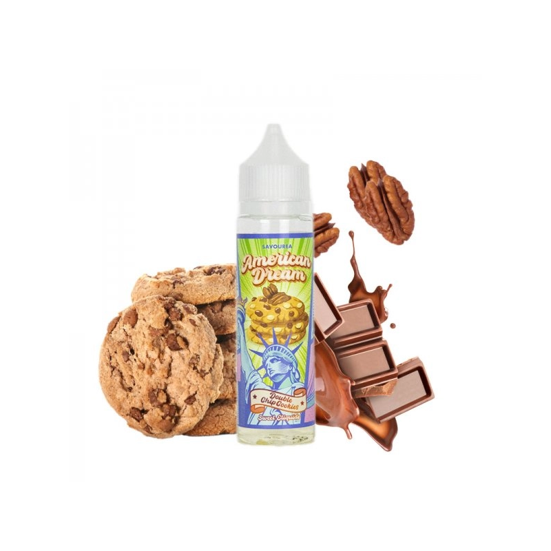 E LIQUIDE DOUBLE CHIP COOKIE 50ML AMERICAN DREAM - SAVOUREA-Eliquides-alavape.com