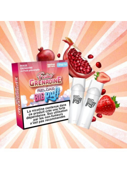 CARTOUCHES PUFF FRAISE GRENADINE / 2PCS - BIG PUFF RELOAD-PUFFS-alavape.com