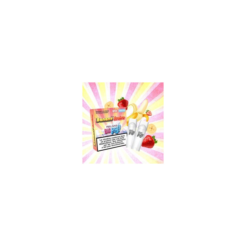 CARTOUCHES PUFF BANANE À LA FRAISE / 2PCS - BIG PUFF RELOAD-PUFFS-alavape.com
