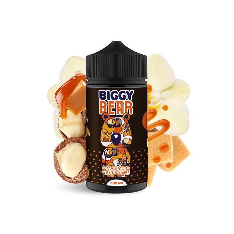 E LIQUIDE MACADAMIA NUT BRITTLE 200ML - BIGGY BEAR-Eliquides-alavape.com