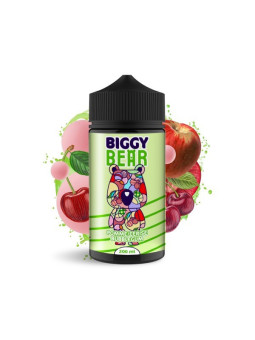 E LIQUIDE POMME CERISE BUBBLE GUM 200ML - BIGGY BEAR-Eliquides-alavape.com
