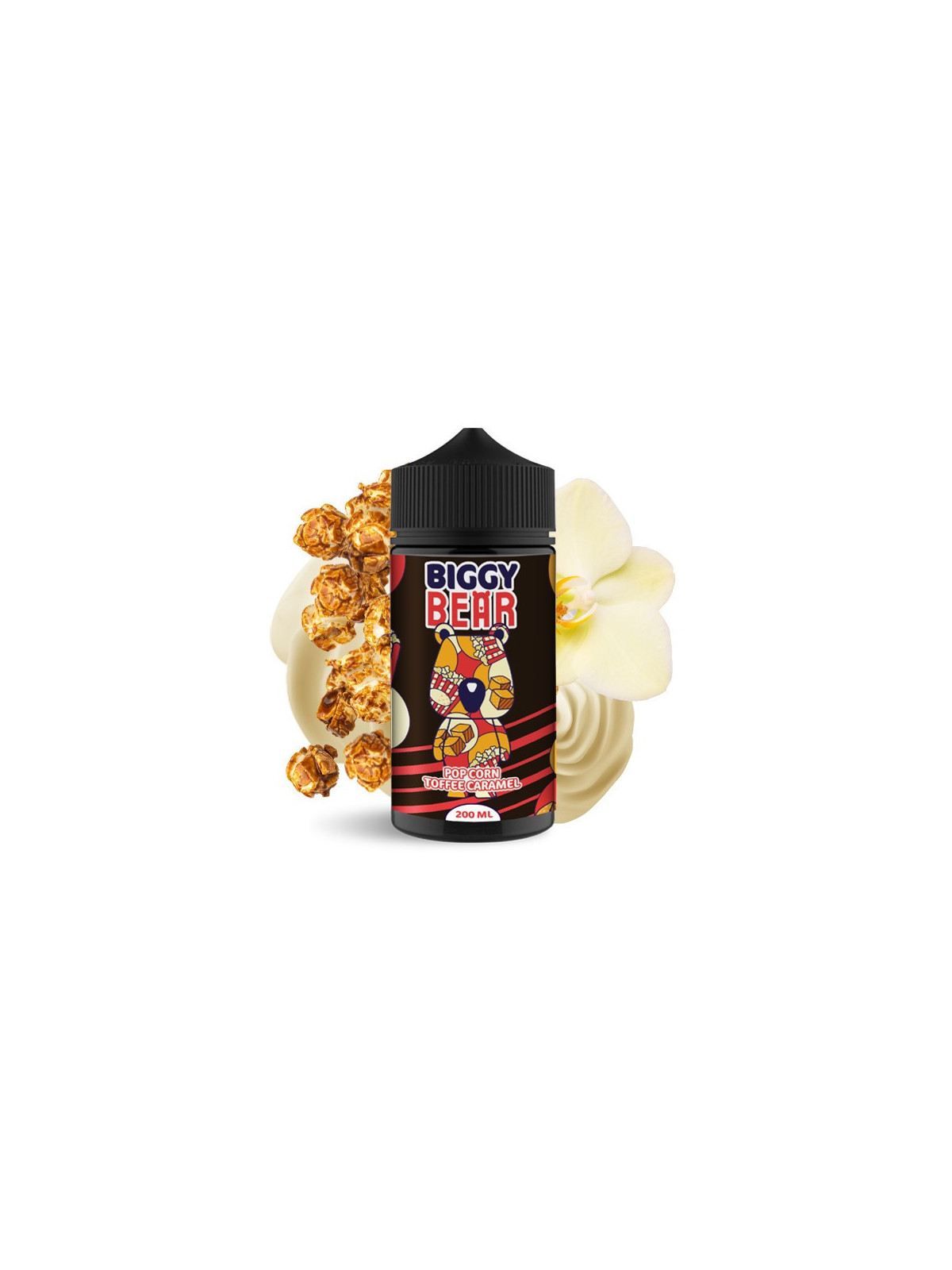 E LIQUIDE POP CORN TOFFEE CARAMEL 200ML - BIGGY BEAR-Eliquides-alavape.com