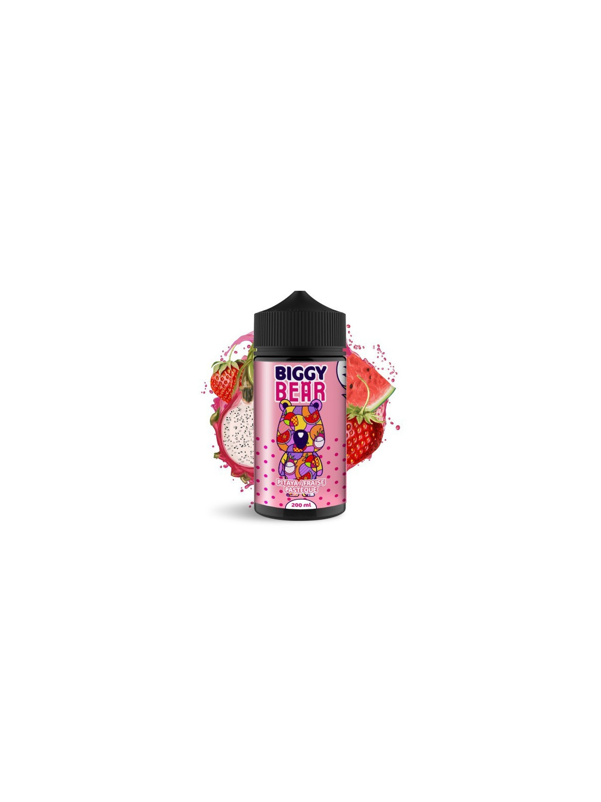 E LIQUIDE PITAYA FRAISE PASTÈQUE 200ML - BIGGY BEAR-Eliquides-alavape.com