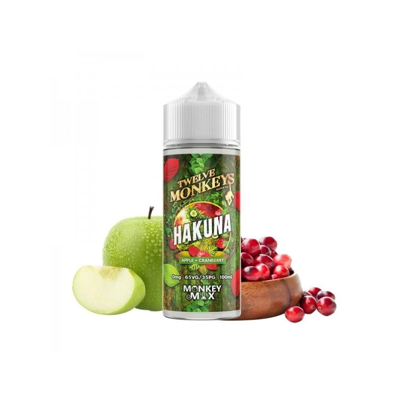 E-LIQUIDE HAKUNA 100ML - TWELVE MONKEYS