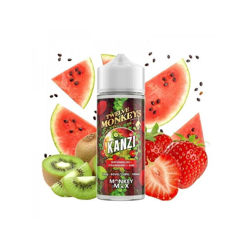 E-LIQUIDE KANZI 100ML - TWELVE MONKEYS