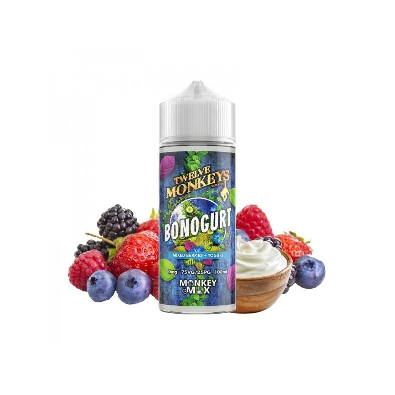 E-LIQUIDE BONOGURT 100ML - TWELVE MONKEYS