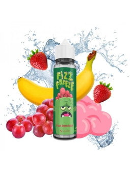 E-LIQUIDE FIZZ AND FREEZE FRAISE BANANE RAISIN 50ML - LIQUIDEO