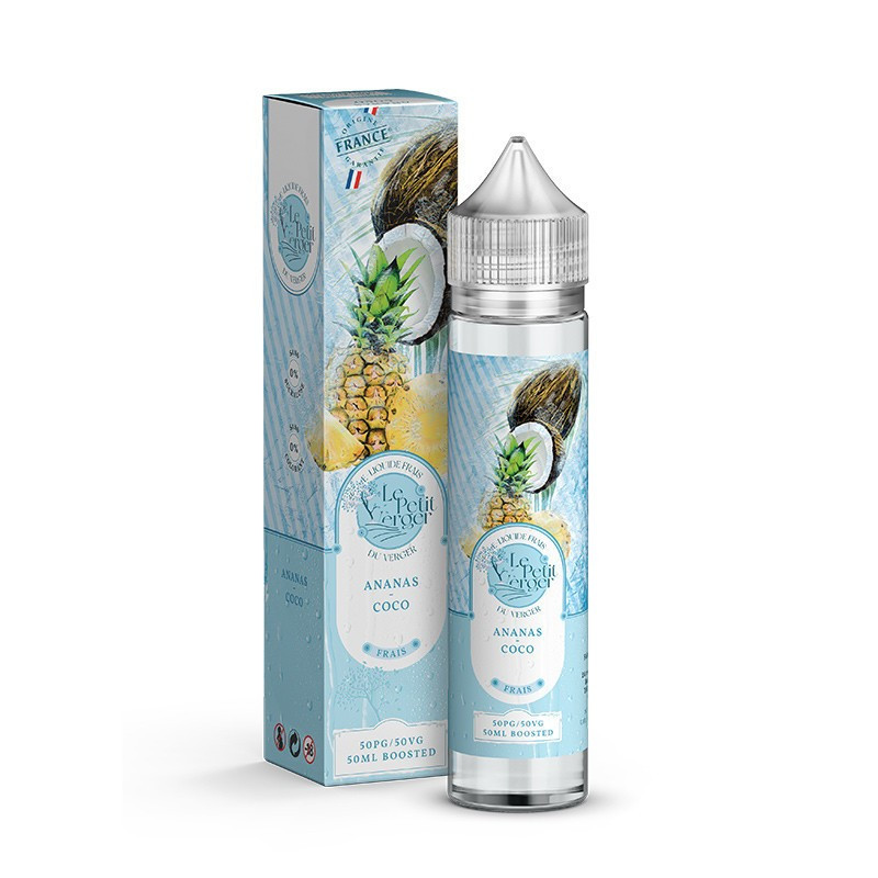 E-LIQUIDE LE PETIT VERGER FRAIS ANANAS COCO 50ML - SAVOUREA