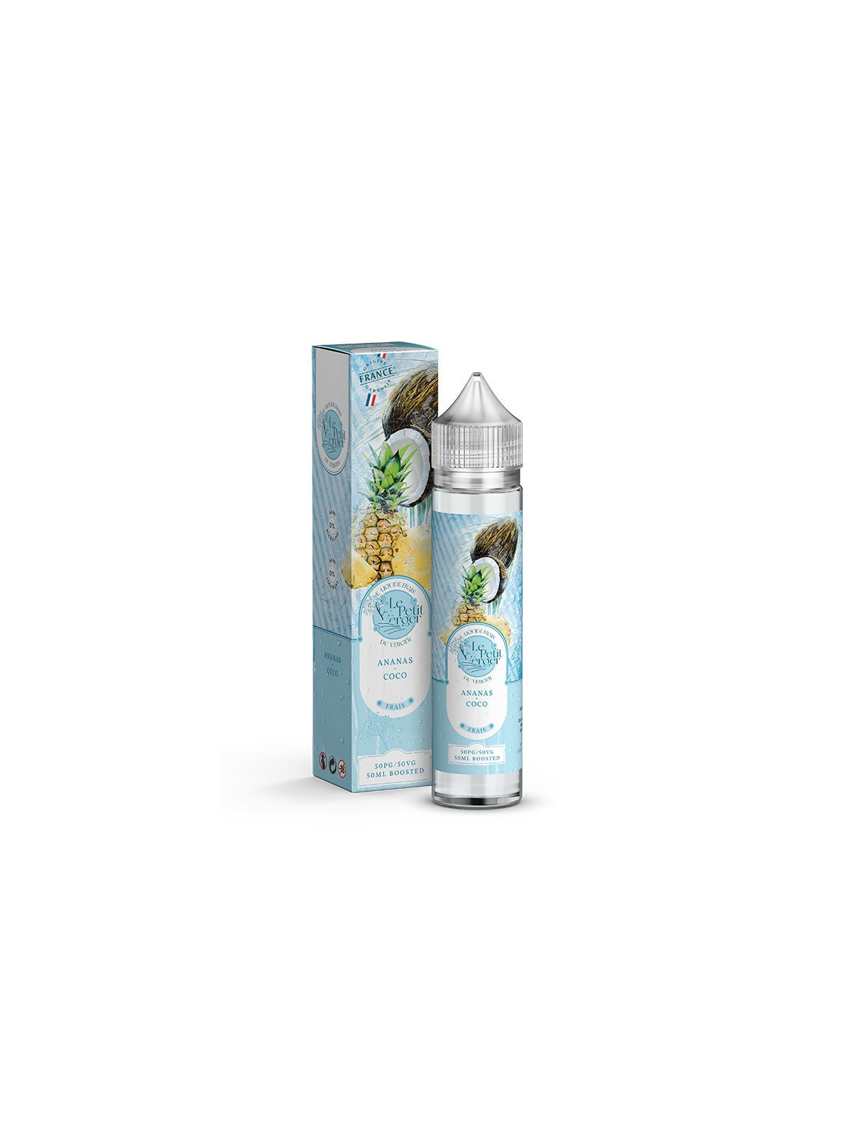 E-LIQUIDE LE PETIT VERGER FRAIS ANANAS COCO 50ML - SAVOUREA