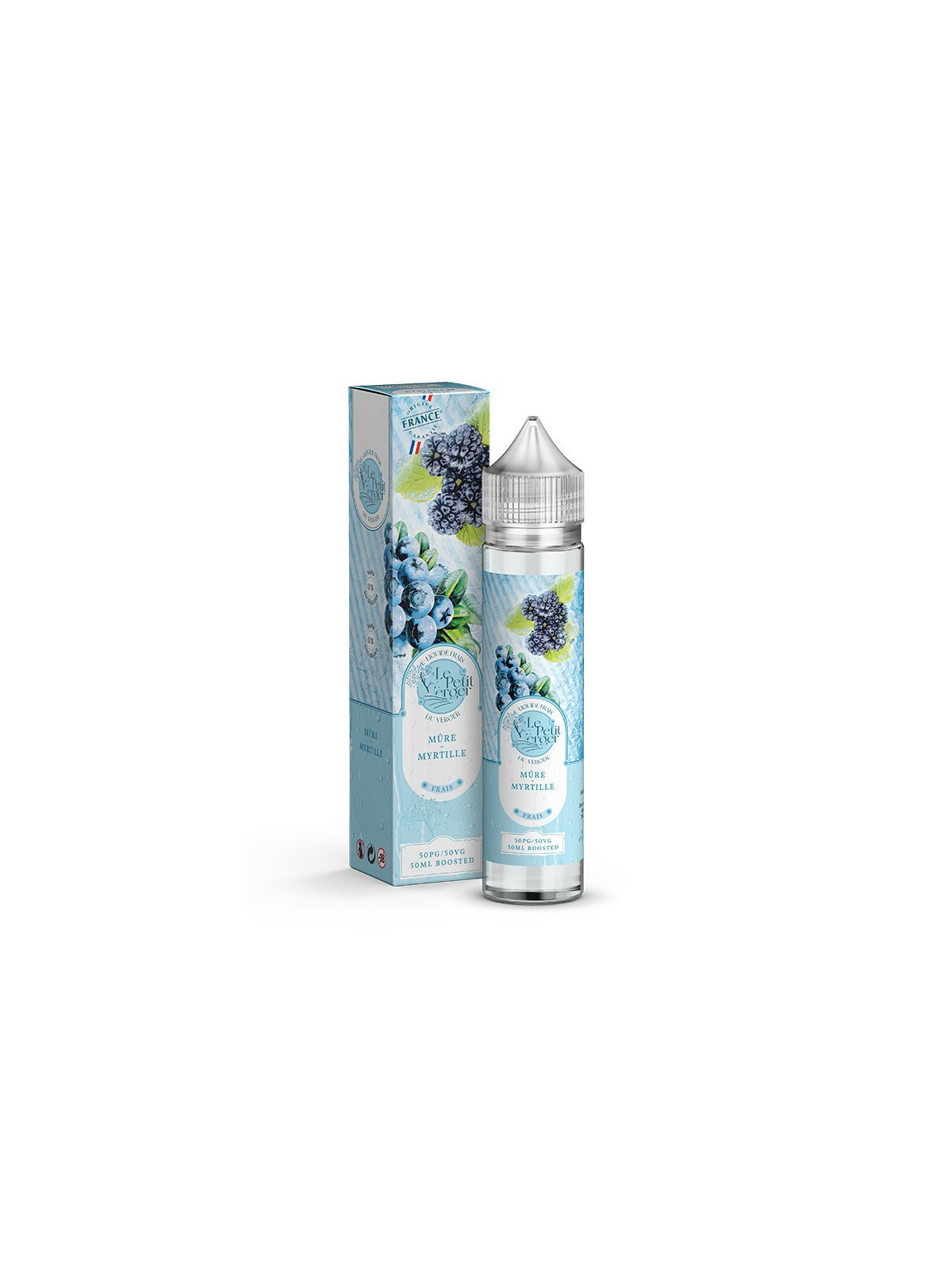 E-LIQUIDE LE PETIT VERGER FRAIS MÛRE MYRTILLE 50ML - SAVOUREA