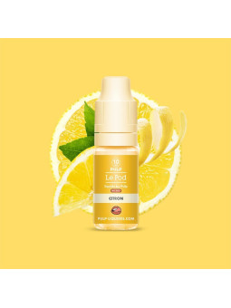 E-LIQUIDE LE POD LIQUIDE CITRON SELS DE NICOTINE 10ML - PULP