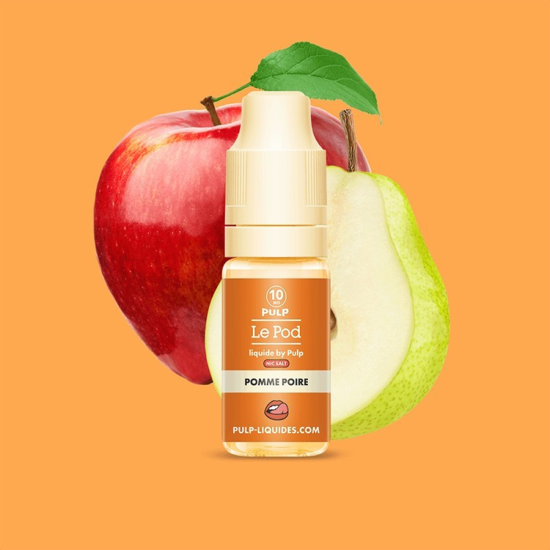 E-LIQUIDE LE POD LIQUIDE POMME POIRE SELS DE NICOTINE 10ML - PULP
