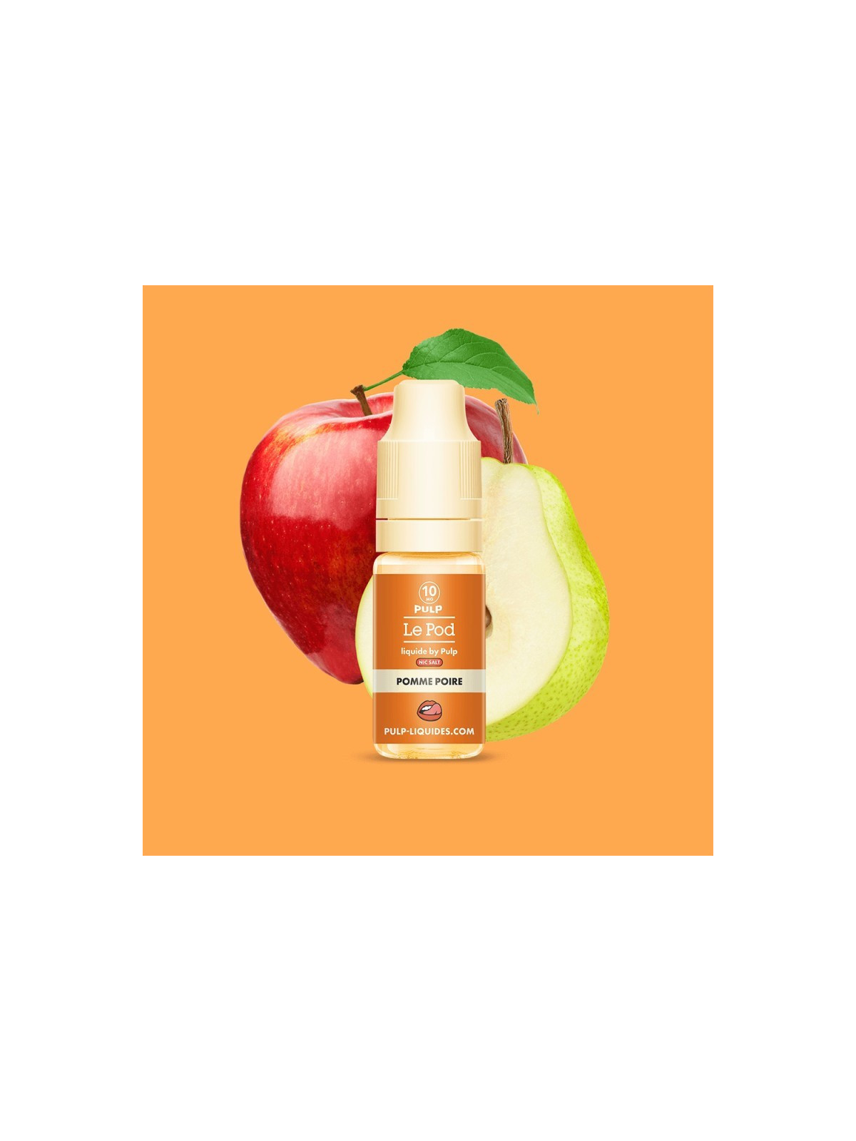 E-LIQUIDE LE POD LIQUIDE POMME POIRE SELS DE NICOTINE 10ML - PULP