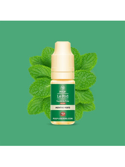 E-LIQUIDE LE POD LIQUIDE MENTHE VERTE SELS DE NICOTINE 10ML - PULP
