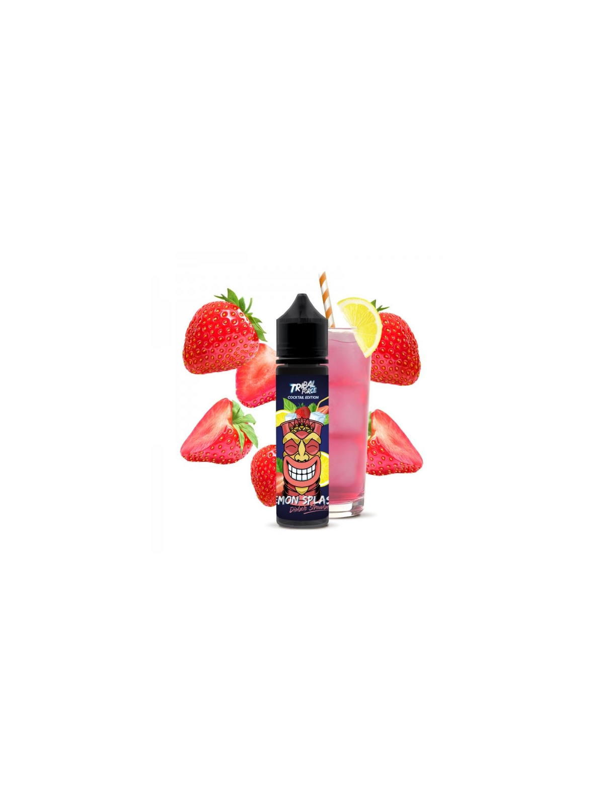 E-LIQUIDE LEMON SPLASH STRAWBERRY EDITION 50ML - TRIBAL FORCE