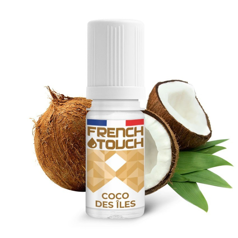 E LIQUIDE COCO DES ILES 10ML - FRENCH TOUCH--alavape.com