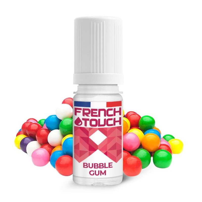 E LIQUIDE BUBBLE GUM 10ML - FRENCH TOUCH--alavape.com