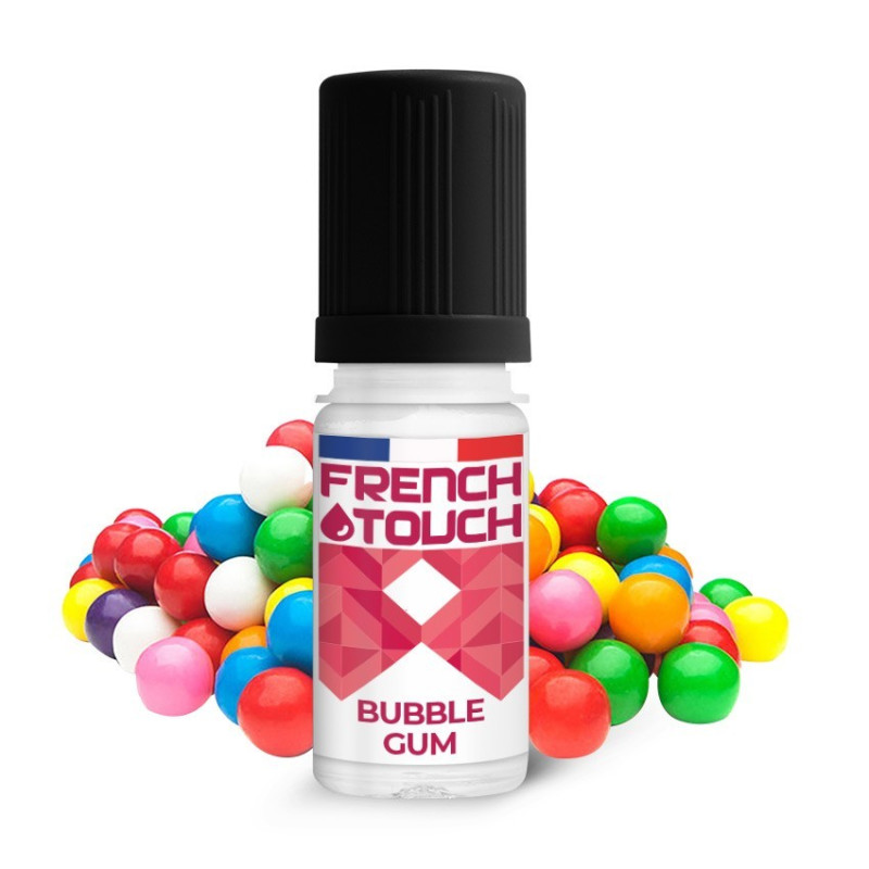 E LIQUIDE BUBBLE GUM 10ML - FRENCH TOUCH--alavape.com
