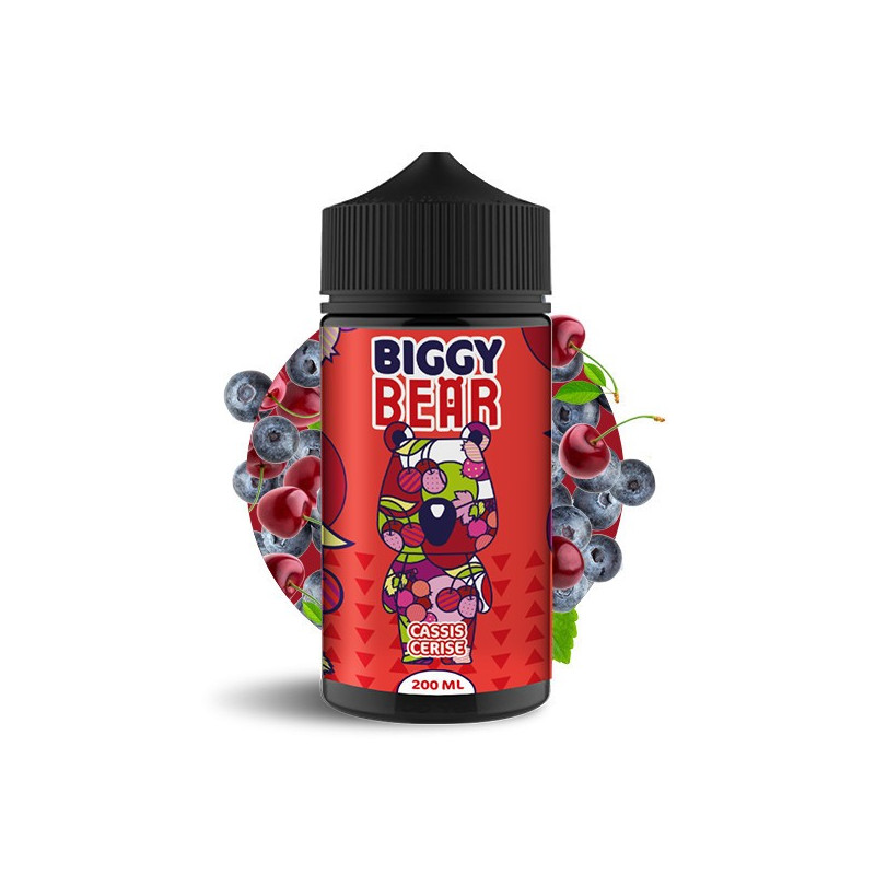 E-LIQUIDE CASSIS CERISE 200ML - BIGGY BEAR