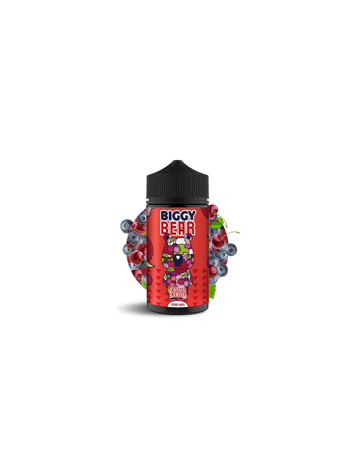 E-LIQUIDE CASSIS CERISE 200ML - BIGGY BEAR