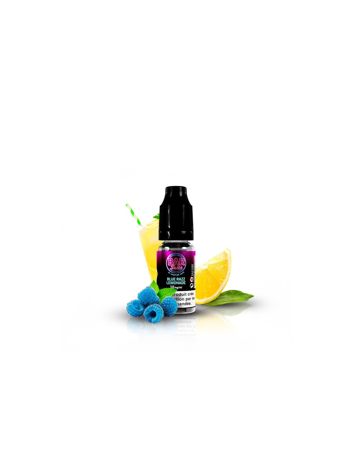 E-LIQUIDE BLUE RAZZ LEMONADE SELS DE NICOTINE 10ML - VAMPIRE VAPE BAR SALTS