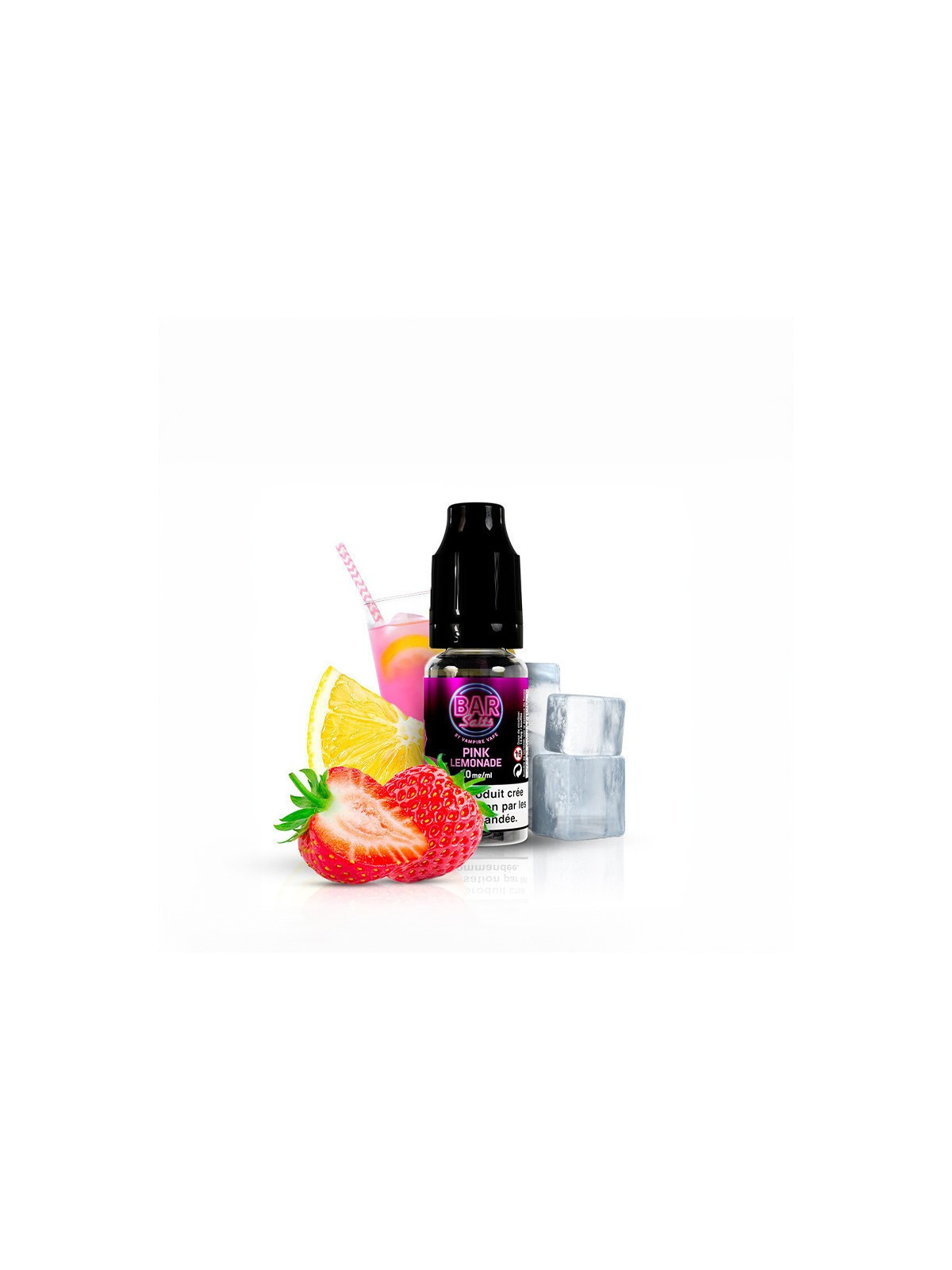 E-LIQUIDE PINK LEMONADE SELS DE NICOTINE 10ML - VAMPIRE VAPE BAR SALTS