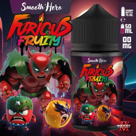 E-LIQUIDE FURIOUS FRUITY SMOOTH'HERO 50ML - MADE IN VAPE