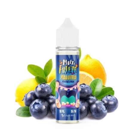 E-LIQUIDE MULTI FREEZE MALOTRU MYRTILLE CITRON 50ML - LIQUIDEO