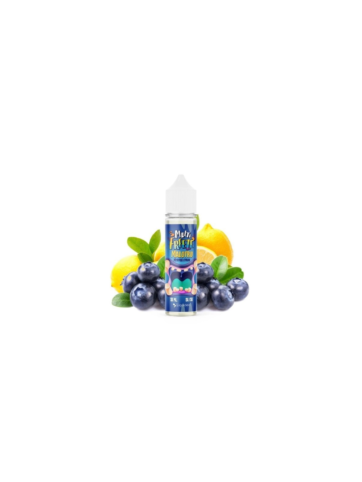 E-LIQUIDE MULTI FREEZE MALOTRU MYRTILLE CITRON 50ML - LIQUIDEO