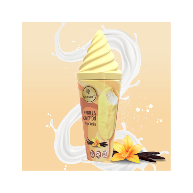 E-LIQUIDE ABSOLUT VANILLA ADDICTION 50ML - VAPE MAKER