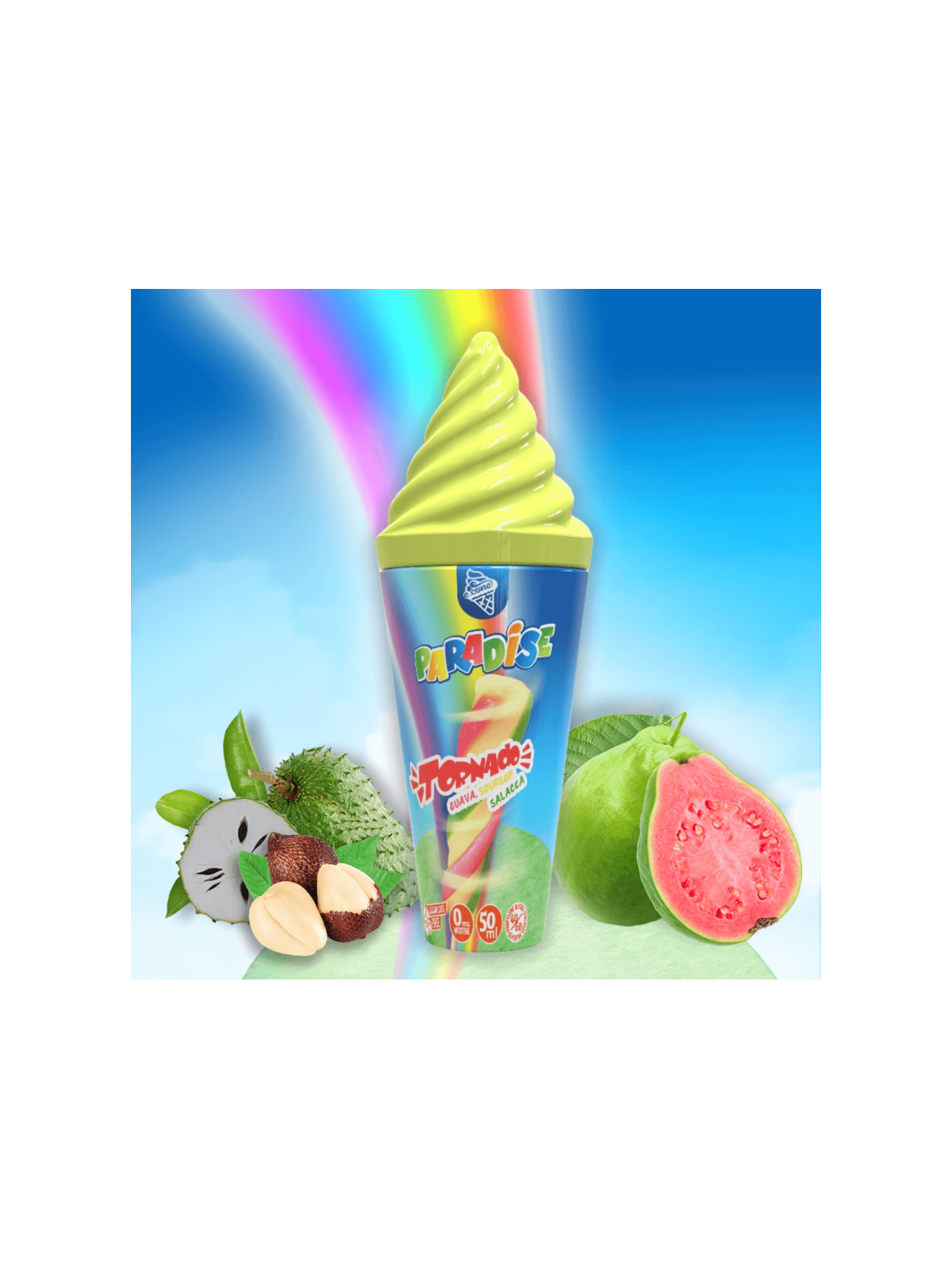 E-LIQUIDE PARADISE TORNADO 50ML - VAPE MAKER