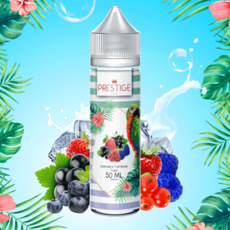 E-LIQUIDE PRESTIGE FRUITS GRENADINE FRAMBOISE FRAISE 50ML - VAPE CONNECTION