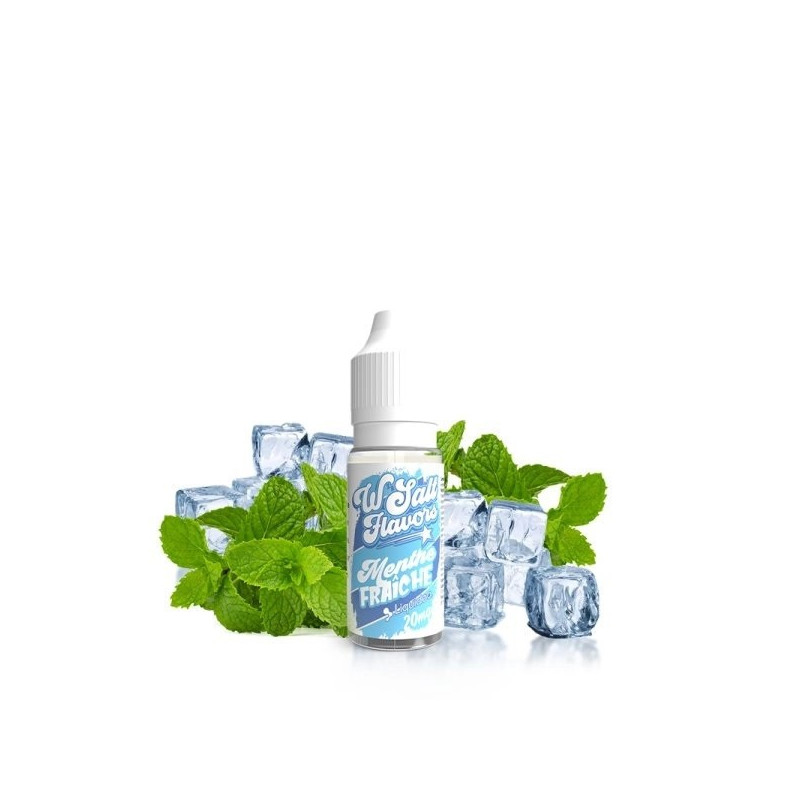 E-LIQUIDE WSALT FLAVORS MENTHE FRAICHE SELS DE NICOTINE 10ML - LIQUIDEO