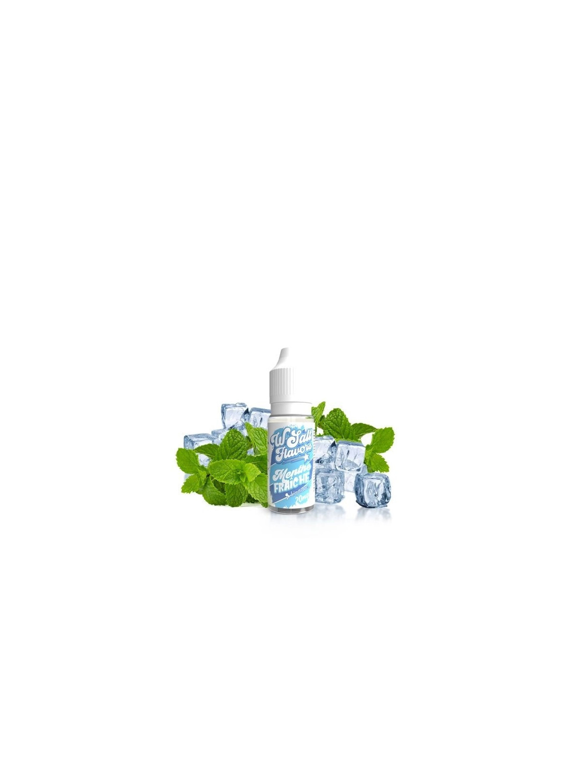 E-LIQUIDE WSALT FLAVORS MENTHE FRAICHE SELS DE NICOTINE 10ML - LIQUIDEO
