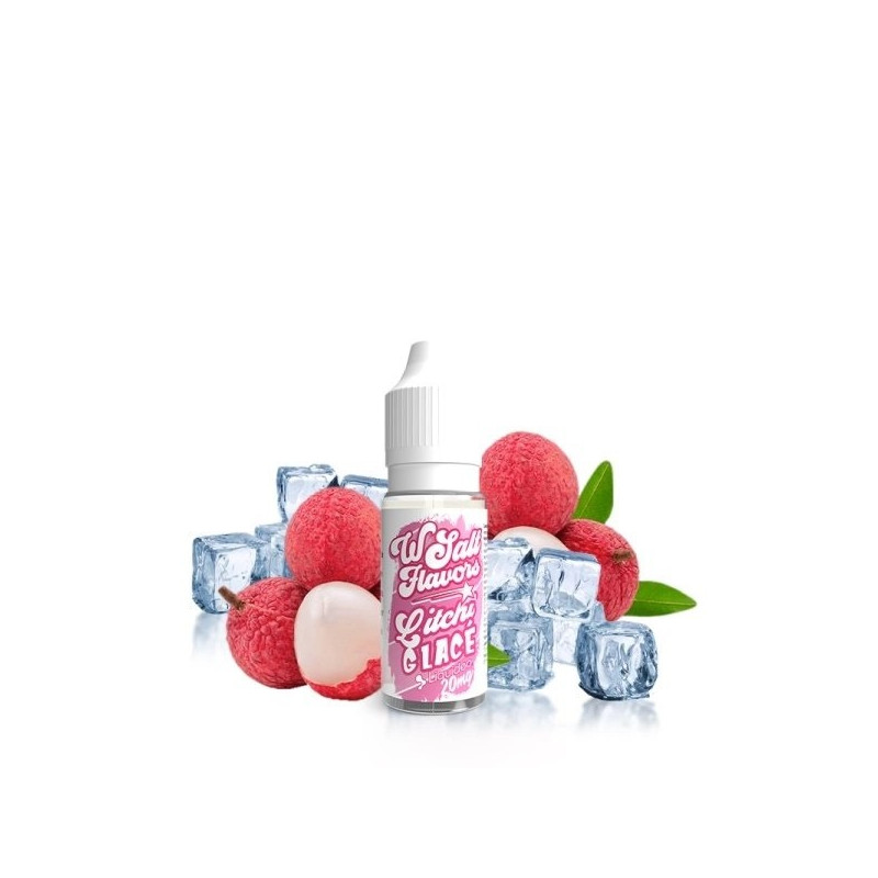 E-LIQUIDE WSALT FLAVORS LITCHI GLACÉ SELS DE NICOTINE 10ML - LIQUIDEO